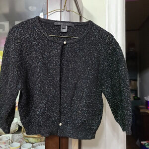 Marc Jacobs Women's Vintage Cropped Cardigan 3/4 Sleeve Wool Blend Size Medium